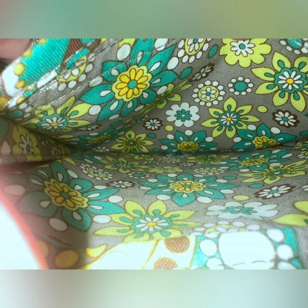 Vera Bradley Laptop Bag in Green and Yellow